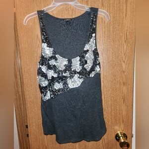 Express Women's Size Large Tank Top With Sequins